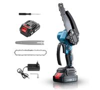 Mini Chainsaw 6 Inch, Small Cordless Chainsaw 7500mAh Battery, 800W Electric Branch Cutter, Powered Garden Tools for Wood Cutting, Trimming Branches