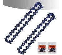 Mini Chainsaw Chain Mini Chainsaw Blade Chain Replacement for Handheld Electric Chain Saw, Mini Chainsaw 4-Inch Replacement Chain, 2PCS 4inch - 28 Drive Links