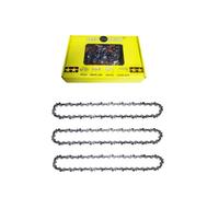 Mini Chainsaw Chain Replacement 8Inch 3pcs,for 8In Chain Guide Bar, 0.043" Gauge, 1/4" LP Pitch, 48DL, Fits All Brands 24V Battery Electric Chainsaw Mini Handheld Rechargeable Saw Chain