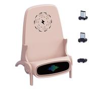 Mini Chair Wireless Fast Charger Multifunctional Phone Holder, Desktop Magnet 15w Wireless Charger Stand, Portable Fast Charging Station For Most Cellphones Face Recognition, Movie, Streaming, Texting