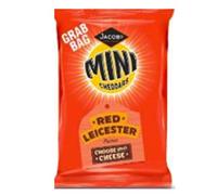 Mini Cheddars Red Leicester Grab Bags - Full Case 30x50g