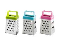 Mini Cheese Grater, 3PCS Stainless Steel Small Box Graters, Professional Box Grater for Kitchen Slicer Cheese, Ginger,Vegetable