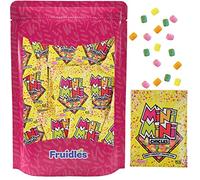Mini Chiclets Gum, Chicle Gum Tabs In Mixed Fruit Flavors, Fruity Crunchy Candy Coated Gum, Candy Buffet Treats, Gluten-Free, GMO-Free (2 Pounds)