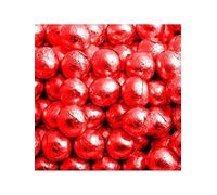 Mini Chocolate Balls | Red Foil Wrapped Milk Choc Balls | Party Favours (1kg)