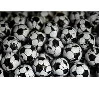 Mini Chocolate Footballs | Foil Wrapped Milk Choc Balls | Sporty Treat (400g)