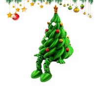 Mini Christmas Tree | Christmas Stuff 3D Printing - Cute Figurines with Articulated Legs Statues Ornaments for Office Festive Desktop Holiday Home Room