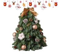 Mini Christmas Tree | Realistic Looking Artificial Green | Small Christmas Trees as Table Decorations for Indoor and Outdoor, Bedroom, Kitchen, Farmhouse, Office, School, Dormit