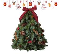 Mini Christmas Tree | Realistic Looking Artificial Green | Small Christmas Trees as Table Decorations for Indoor and Outdoor, Bedroom, Kitchen, Farmhouse, Office, School, Dormit
