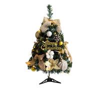 Mini Christmas Tree with Lights | Indoor Artificial Mini Xm as Christmas Tree | 17 Inch Small Tabletop ChristmasTree with LED Light for Xm as Home Restaurant Tabletop Mantel Decorations