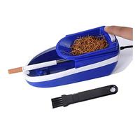 Mini Cigarette Rolling Machine, Density Adjustable Tobacco Injector Automatic Cigarettes Maker(Blue)