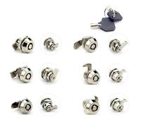 Mini Cinet Tubular Cam Lock for Light-Box Attendance Machine Hardware Rarelock MX09 G1 1Pcs(NO.5)