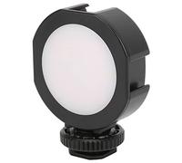 Mini Circle Fill Light with Three Light Sources, Five Gears Adjustment, 3000K - 6500K Color Temperature - Portable Design, Adjustable Brightness, Ideal for Live Streaming and Vid