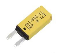 Mini Circuit Breaker Blade Fuse for Vehicle Electrical Systems Automatic Reset with Built in Safety Features (20A)