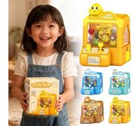 Mini Claw Machine, Mini Animals Vending Machine Electronic Arcade Game for Girls Boys Ages 3-8 Cute Animal Theme Plush Home Small Game, Perfect for Home Play & Gifts (Green)