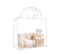 Mini Clear Acrylic Bag - Transparent Gift Box in the Shape of a Handbag, Elegant Decorative Container | Elegant Organizer for Birthdays, San, Easter, Na