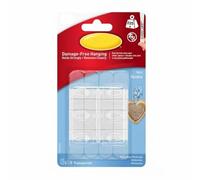 Mini Clear Hooks with Clear Strips, Leaving No Marks, Holes, 6 Hooks, 8 Small Strips, Perfect for Keys, Fairy Lights, Kitchen Utensils, Small Crafts, Lightweight Items, Damage-Free Hanging