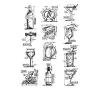 MINI -CLING RBBR STAMP SET