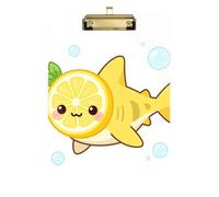 mini Clip Boards Funny Lemon Shark for Football Softball Coaching