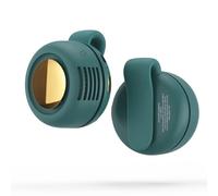 Mini Clip on Fan, Small Whirlwind Clip Waist Neck Fan with 3 Speed Settings, Silent Mini Bladeless Electric Fan Rechargeable, Clip-On Hands-Free Cooling Fans, for Outdoor/Travel/Office (Green)