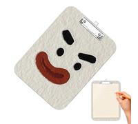 Mini Clipboards - 6x8in A6 Cute Funny Lightweight Portable =,