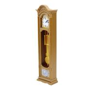 Mini Clock, Victorian Miniature Watch, 1:12 Scale Model with Functional Hands, Victorian Bedroom Furniture with Authentic Details, Collectible Toy Accessory,