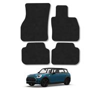 Mini Clubman (2015+) [F54] Car Mats Accessories Tailored Fit Carpet Floor Mats Non Slip Black Trim Full Coverage Compatible Accessory Front Rear Set Anti Slip Granulated Backing Hand-Finished