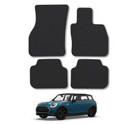 Mini Clubman (2015+) [F54] Heavy Duty Thick Rubber Car Mats Accessories Tailored Fit Front Rear Set Compatible Accessory Waterproof Durable Non-Slip 5mm Full Coverage Protection