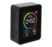 Mini CO2 Detector | Tabletop Carbon Dioxide Meter Temperature and Humidity - Air Quality Monitor Temperature Relative Humidity Meter Tester for Car, Gym, Rooms