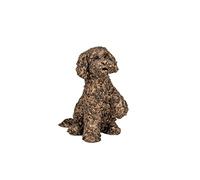 Mini Cockapoo Still Hungry Cold Cast Bronze Sculpture AT050