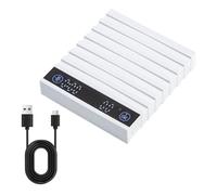 Mini Coffee Scale with Timer - 2Kg/0.1G High Precision Coffee Scale | Rechargeable Measurer Timer Gauge for Brewing Home Workplace Camping Baking Travel Kitchen Daily