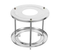 Mini Coffee Stove Stand Stainless Steel Silver for Small Tea Kettle and Wok