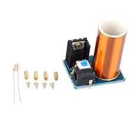 Mini Coil Electronic DIY Kit DC12V, Remote LED Spark Module - Safe High Voltage Plasma, Easy Assembly for Educational Experiments (Finished Product)