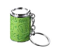 Mini Coin Holder Keychain, 2 in 1 Change Container with Snap Closure, Pocket Coin Money Box, 6 Colors, Multicoloured (Black, Yellow, Green, Pink, Red, Blue), murders