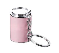 Mini Coin Holder Keychain, 2 in 1 Change Container with Snap Closure, Pocket Coin Money Box, 6 Colors, Multicoloured (Black, Yellow, Green, Pink, Red, Blue), murders