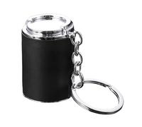 Mini Coin Holder Keychain, 2 in 1 Change Container with Snap Closure, Pocket Coin Money Box, 6 Colors, Multicoloured (Black, Yellow, Green, Pink, Red, Blue), murders