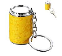 Mini Coin Holder Keychain,2-in-1 Mini Coin Organizer - Loose Change Container Keyring - for Men Golfers Campers Collectors Commuting Shopping Travel Vacation Camping Picnic Market