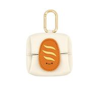 Mini Coin Purse Keychain - Cute Cartoon Bluetooth Headset & Lipstick Organizer Pouch, PU Leather Small Cosmetic Bag for Earphones, Coins, Keys, Bread, Custom Coin Purse