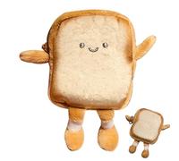 Mini Coin Purse - Small Toast Shaped Coin Purse, Compact Card Holder and Change Holder, Headphone Storage Case, Keychain for Travel, Charging Cable Organizer, Mini Wallet