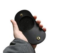 Mini Coin Purse Women's Small Leather Coin Wallet Children Mini Purses Hasp Money Clip Clutch Hobo Bags Men Pouch Manual Craft(Brown)