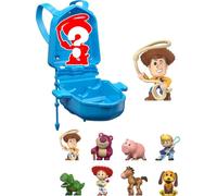 Pixar Mini Figure, Little Stars, 1.5 Inch Backpack Pizza Planet, Surprise Figure and Accessories for Children Aged 3+