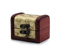 Mini Colonial Style Decorative Storage Box Gold Finish