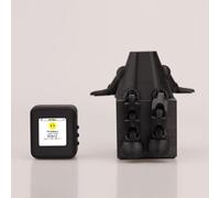 Mini Companion Robot Mini AI Voice Chat Robot - 1in Smart Color Screen with Wi-Fi, Voice Control, Emotional Interaction, Multiple Roles & Voice Cloning, Access to Large AI Model（Blue） (Black)