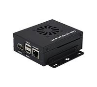 Mini-Computer Based On Raspberry Pi Compute Module 4 (CM4 NOT Included), Mini IO Board Full Version,Cooling Fan Inside, Metal Case Cover