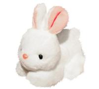 Mini Computers for Dolls Simulation Rabbit Doll Cute Little White Rabbit Toy Children's Doll Companion Toy Amp Power Steps (A, 20cm)