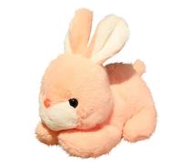 Mini Computers for Dolls Simulation Rabbit Doll Cute Little White Rabbit Toy Children's Doll Companion Toy Amp Power Steps (B, 20cm)