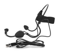 Mini Condenser Headband Microphone for Teachers and Lecturers, Portable 3-Pins XLR, Omnidirectional Voice Pickup, Dust and Sweat Proof