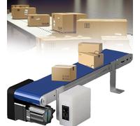 Mini Conveyor Belt for Food Processing, 1000mm x 90mm Production Line, High-Speed Motor 1350-3000 RPM, Efficient Product Packaging Solution