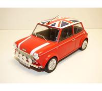MINI COOPER 1300 rouge Fire UNION JACK 1/18 1997 1.3i
