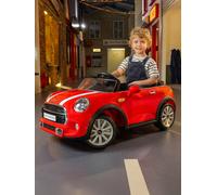 Xootz Mini Cooper Kids Ride-On Car - Fun Electric Convertible with Remote Control, Music (MP3 & AUX), Lights & Opening Doors