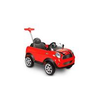 Mini Cooper Play Push Car with Parental Handle - Red, none